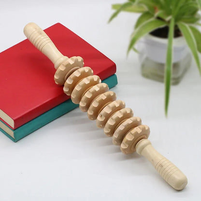 Wooden Muscle Relief Roller