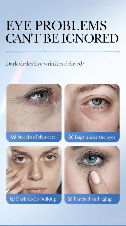 SADOER Kaviar Hyaluronsäure Augencreme – Anti-Aging Behandlung gegen dunkle Ringe &amp; Tränensäcke