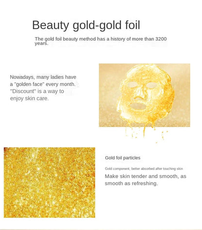 100 ml 24-Karat-Goldfolien-Essenz Feuchtigkeitsspendendes Gesichtsserum für geschmeidige Haut Gesichtsessenz für Dropshipping