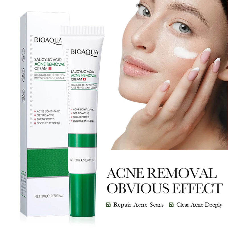 BIOAQUA Salicylic Acid Face Cream - Acne Treatment & Blackhead Remover
