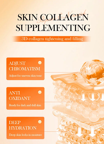 SADOER Vitamin C Gesichtscreme – Straffende, feuchtigkeitsspendende und aufhellende Gesichtscreme für schöne Haut