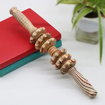 Wooden Muscle Relief Roller