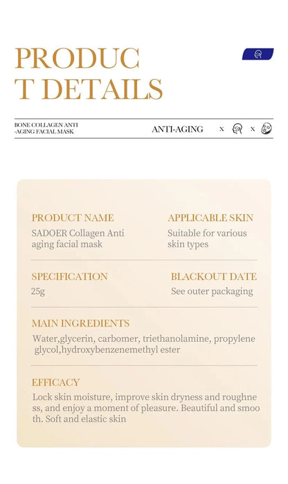 SADOER Collagen Glow Maske
