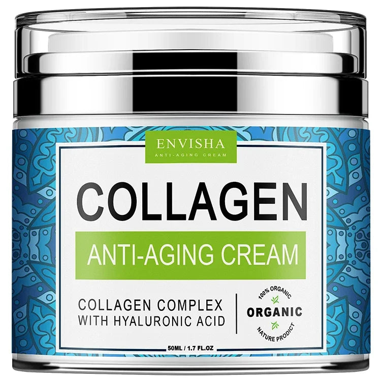 ENVISHA Retinol Collagen Cream - Anti-Aging Face Moisturizer for Wrinkles &amp; Hydration