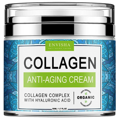 ENVISHA Retinol Collagen Cream - Anti-Aging Face Moisturizer for Wrinkles &amp; Hydration