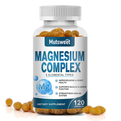 Magnesium-Balance-Unterstützungskapseln