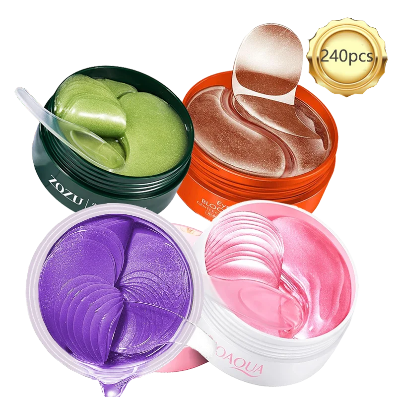 Goldene Hyaluronsäure-Augenpads