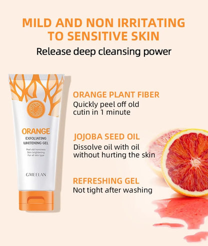 Orange Brightening Peeling Gel - Sanftes Peeling-Gel für strahlende Haut