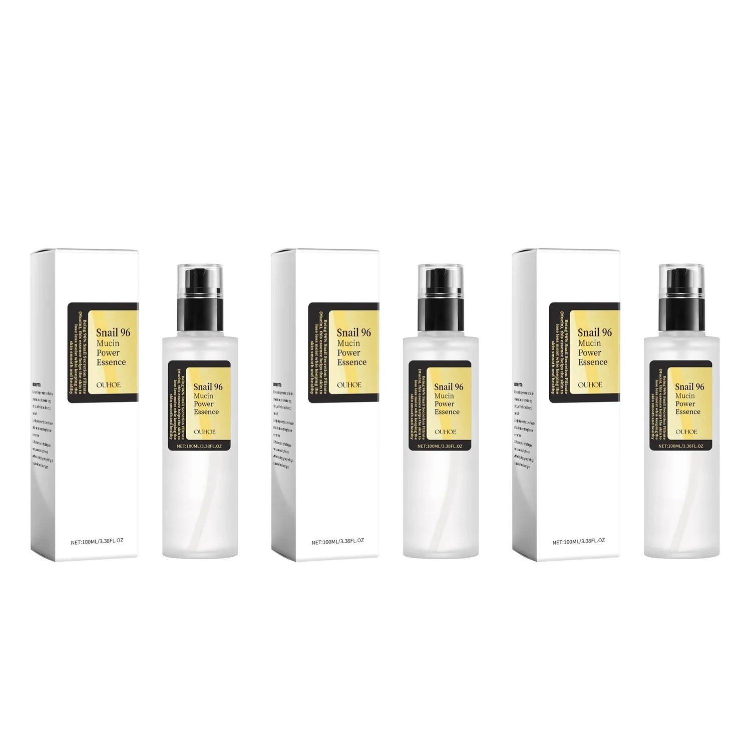 Snail 96 Mucin Power Essence – Mildert feine Linien – Feuchtigkeitsspendend, straffend, festigend, glättend, nährend, aufhellend – Hautpflege