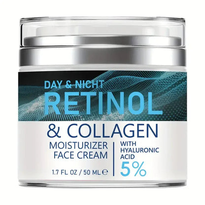 ENVISHA Retinol Collagen Cream - Anti-Aging Face Moisturizer for Wrinkles &amp; Hydration