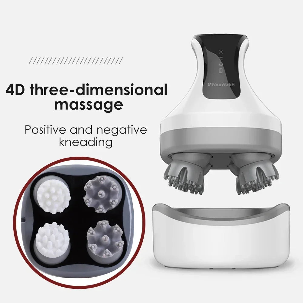 4D Electric Scalp Massager
