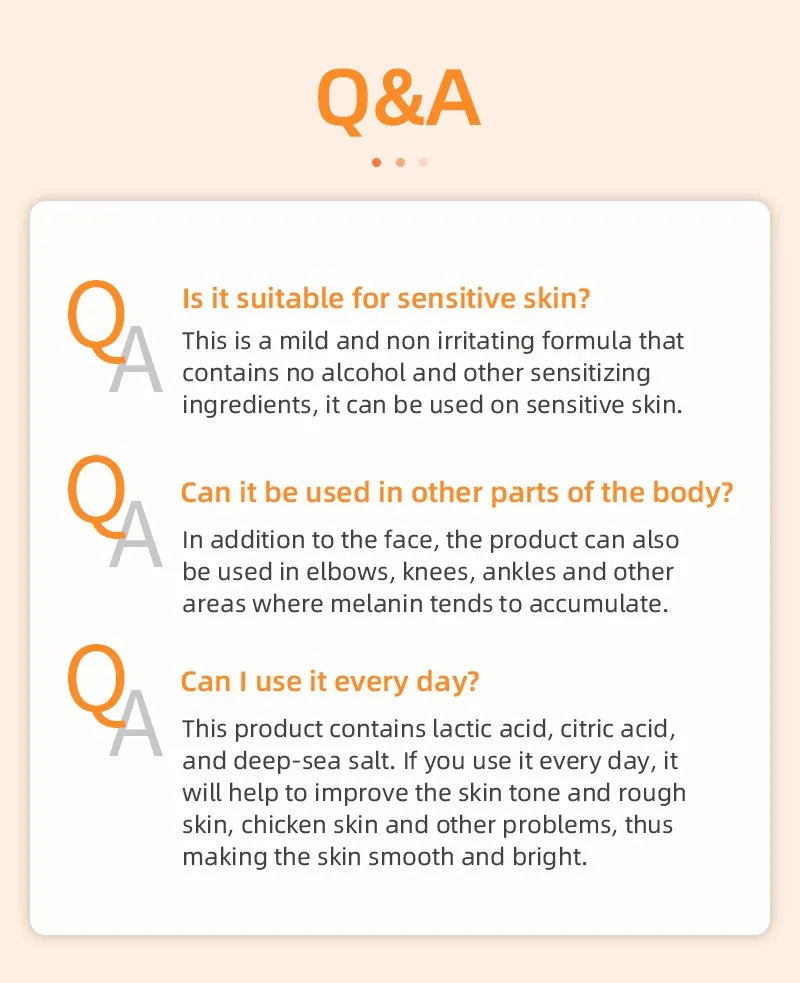 Orange Brightening Peeling Gel - Sanftes Peeling-Gel für strahlende Haut