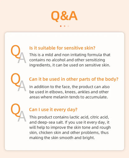 Orange Brightening Peeling Gel - Sanftes Peeling-Gel für strahlende Haut