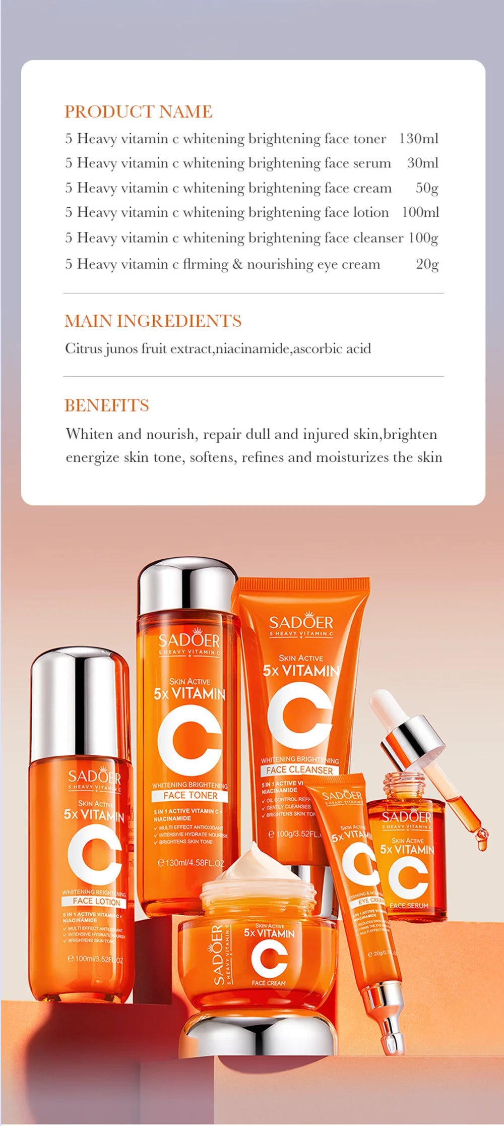 Vitamin C Skincare Gift Set