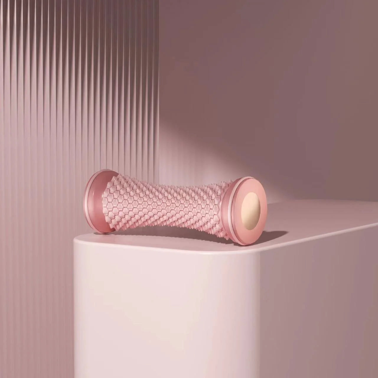 Fußmassagegerät, Massagerolle, Yoga-Massageball, Plantarfaszienrolle, Muskelentspannung, Pflege, manuelle Fußmassagerolle aus Kunststoff