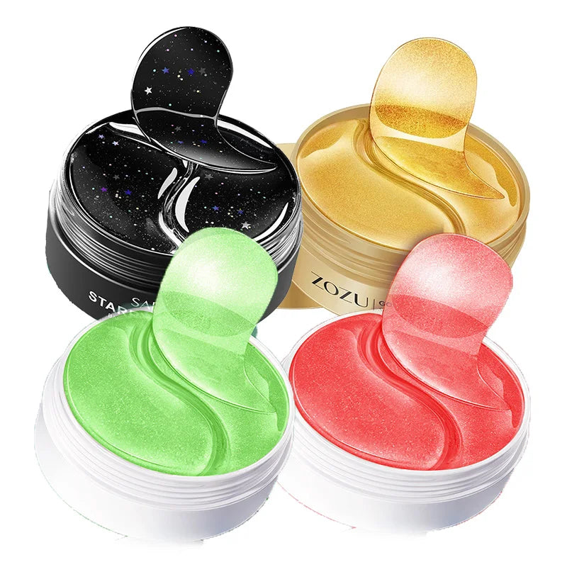 Goldene Hyaluronsäure-Augenpads