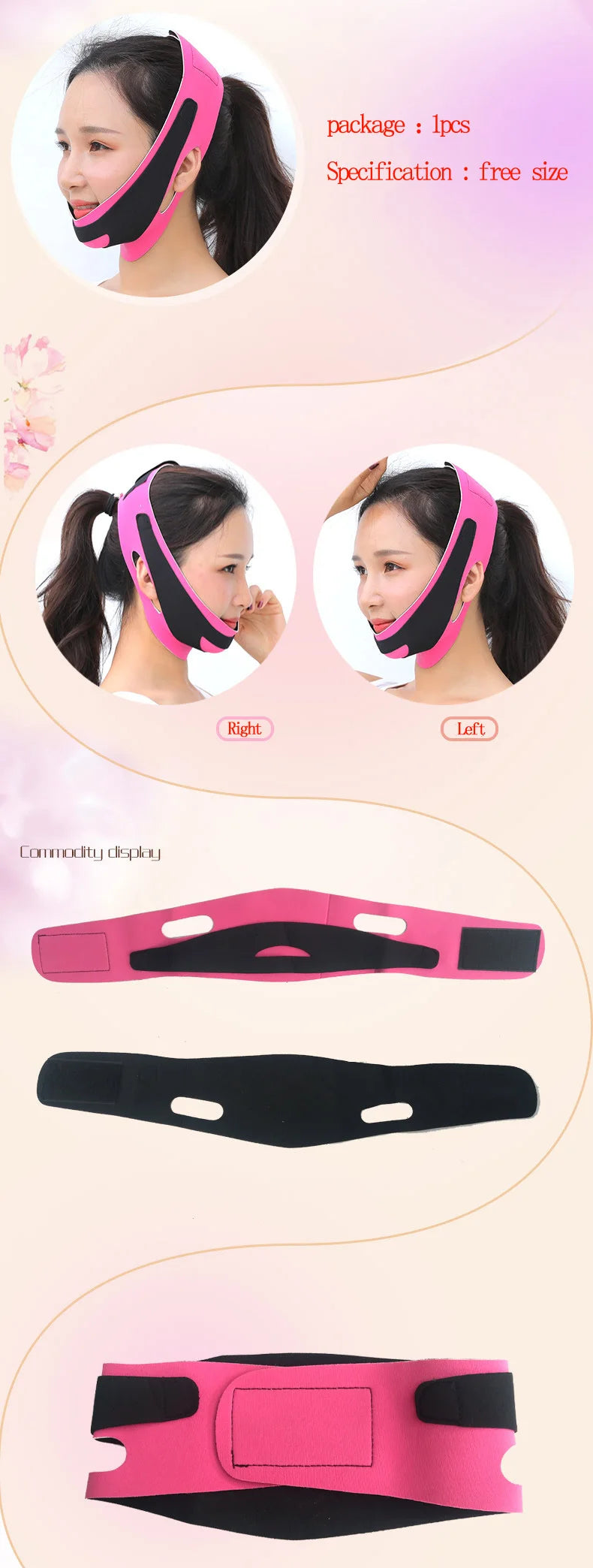 V-Shaped Face Lift Band