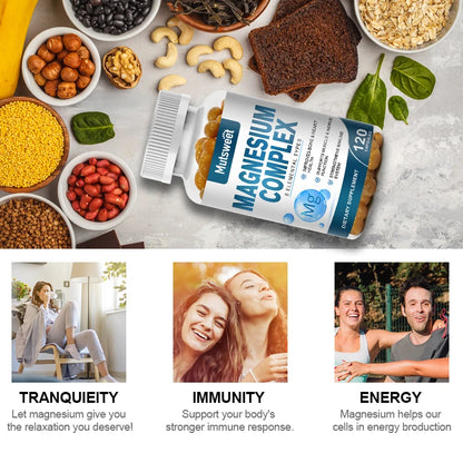 Magnesium-Balance-Unterstützungskapseln