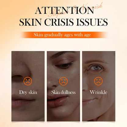 SADOER Vitamin C Hautpflege-Sets: Aufhellende Gesichtscreme, Anti-Falten-Feuchtigkeitscreme, Anti-Augenringe-Augencreme, Hautpflege-Set