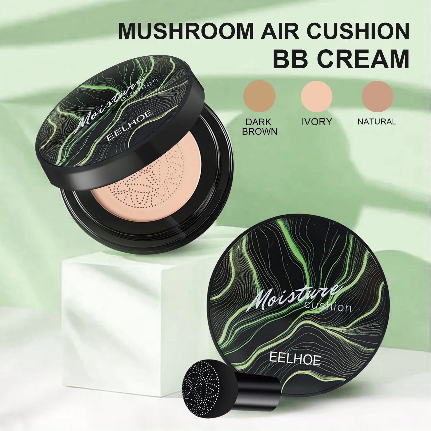 Mushroom Head Air Cushion BB Cream Magic Foundation Gesichts-Concealer Feuchtigkeitsspendend Wasserfest Aufhellend Make-up-Basis Kosmetik