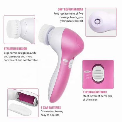 GlowPulse 5-in-1 Facial Cleanser