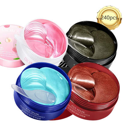 Goldene Hyaluronsäure-Augenpads