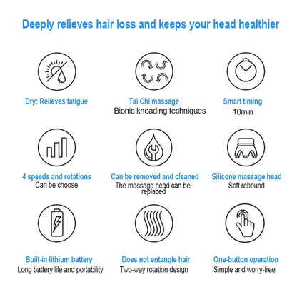3D Wireless Scalp Massager