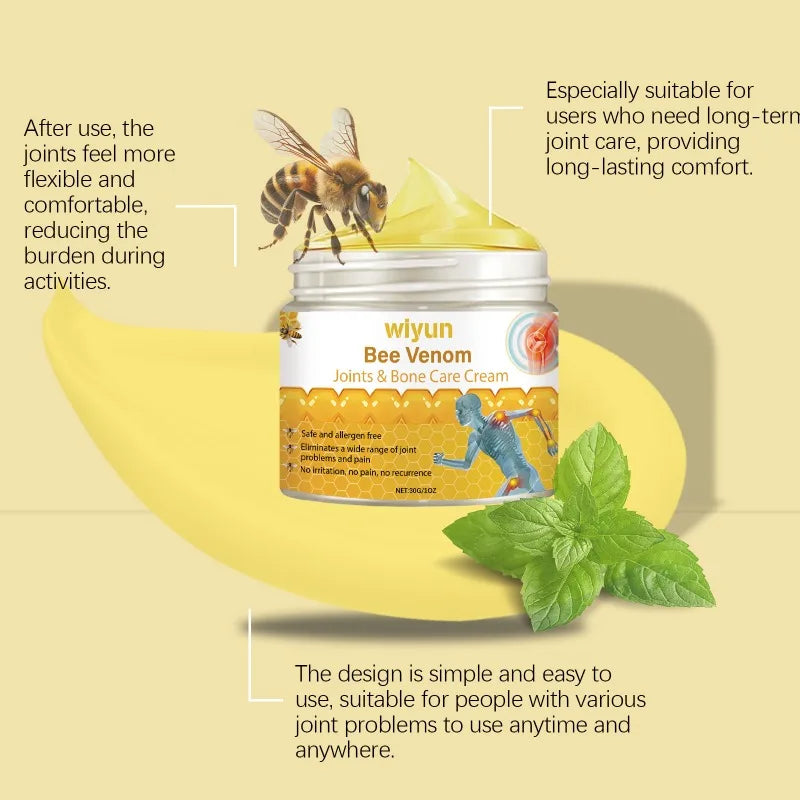 족저근막염 무지외반증교정기 Venom Joint Repair Cream Reduziert Muskelschmerzen. Tief feuchtigkeitsspendende Creme für Muskeln und Gelenke. Bee Reparing Cream
