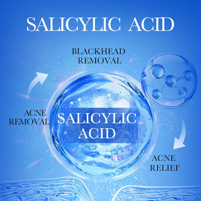 BIOAQUA Salicylsäure Gesichtscreme - Akne-Behandlung &amp; Mitesser-Entferner