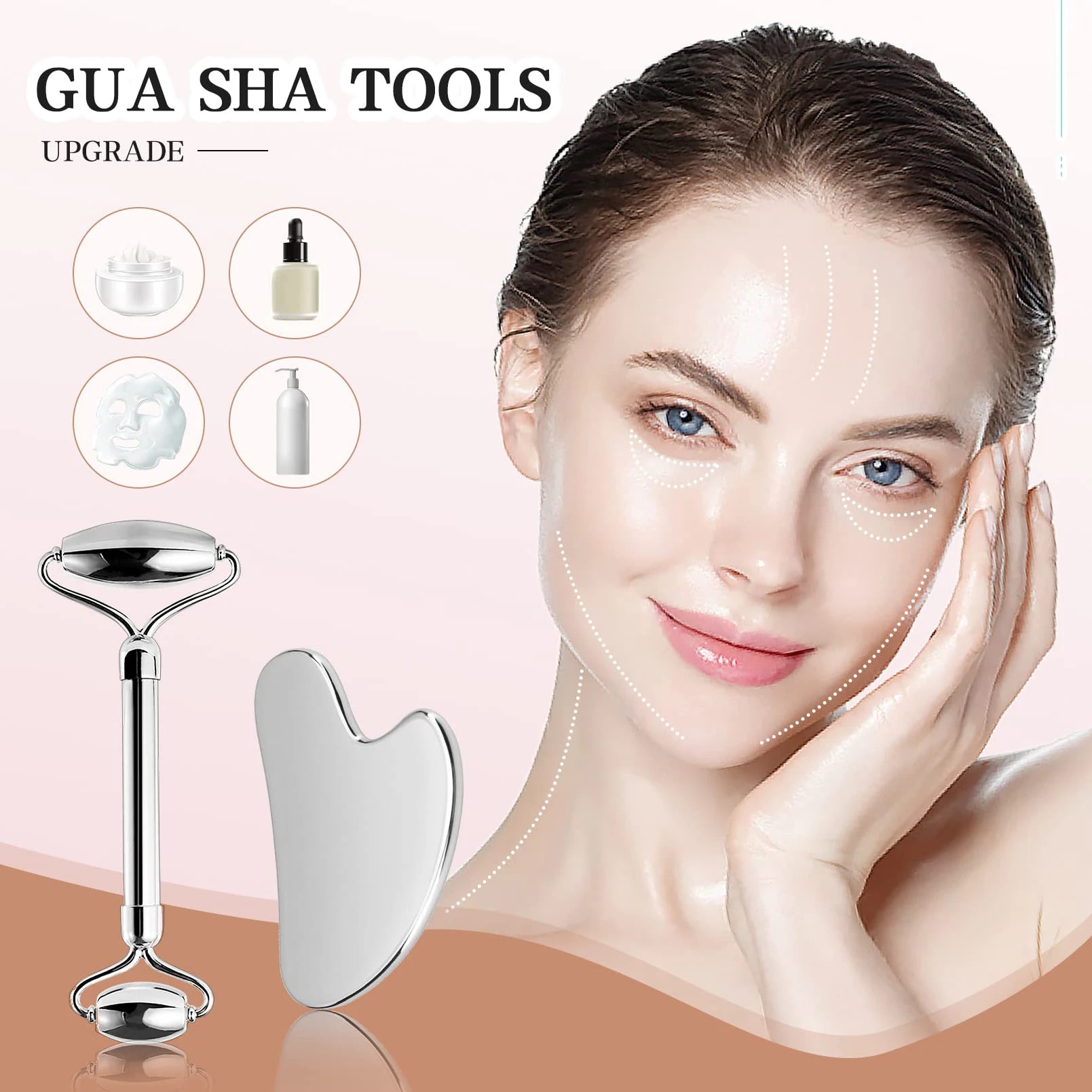 304 Stainless Steel Gua Sha Roller