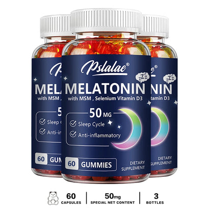 Melatonin-Gummibärchen für tiefen Schlaf