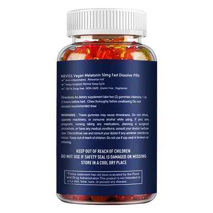 Melatonin-Gummibärchen für tiefen Schlaf