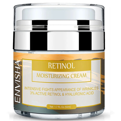 ENVISHA Retinol Collagen Cream - Anti-Aging Face Moisturizer for Wrinkles &amp; Hydration