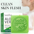 SADOER Aloe Gesichtsseife, Gesichtsreinigungsschaum, feuchtigkeitsspendend, straffend, ölregulierend, handgemachte Seife