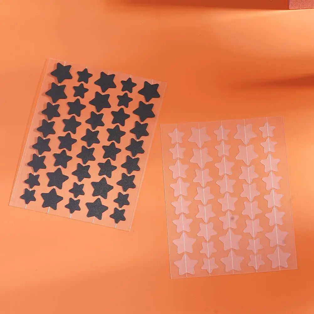 Sternförmiges Akne-/Pickelpflaster, gelbes sternförmiges, absorbierendes Akne-Abdeckpflaster, unsichtbares Hydrokolloidpflaster gegen Akne-Punkte im Gesicht