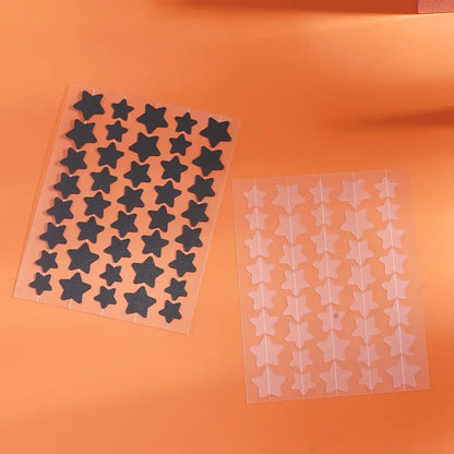Sternförmiges Akne-/Pickelpflaster, gelbes sternförmiges, absorbierendes Akne-Abdeckpflaster, unsichtbares Hydrokolloidpflaster gegen Akne-Punkte im Gesicht