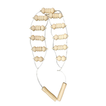 1 Stück Holzmassagegerät Maderoterapia Massageroller Anti-Cellulite Schlankheitsmassage Gua Sha Massagegerät für Körper, Rücken und Füße