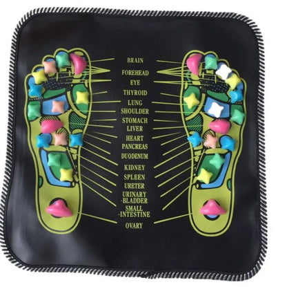 Fußmassagematte, Akupressur, Entspannungsmassagekissen, Triggerpunkt-Therapie, Schmerzlinderung, Stressabbau, Reflexzonenmassage, Walk Stone Road