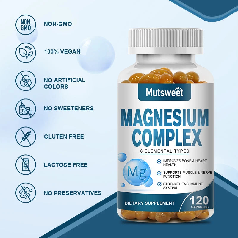 Magnesium-Balance-Unterstützungskapseln
