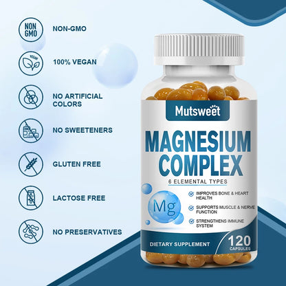 Magnesium-Balance-Unterstützungskapseln