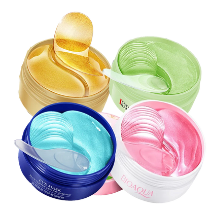 Goldene Hyaluronsäure-Augenpads