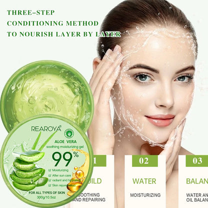 Produkte: Feuchtigkeitsspendende Aloe-Vera-Gelcreme, Akne-Behandlungscreme, Sonnen-Regenerations-Schlafmaske, Gesichtspflege, Hautpflege-Werkzeug