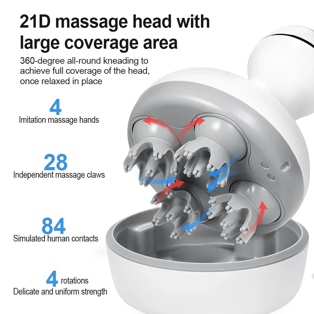 3D Wireless Scalp Massager