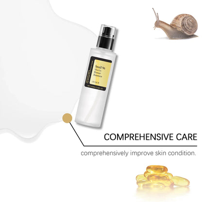 Snail 96 Mucin Power Essence – Mildert feine Linien – Feuchtigkeitsspendend, straffend, festigend, glättend, nährend, aufhellend – Hautpflege