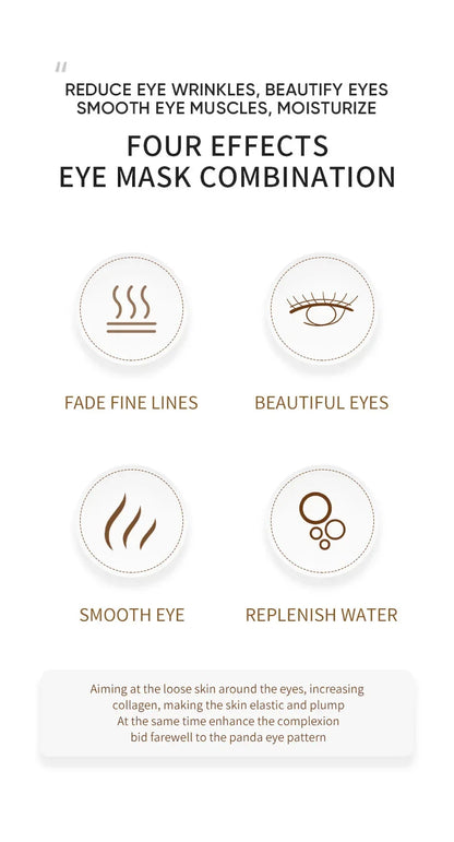 120 Stück Avocado Golden Collagen Augenmasken gegen Augenringe und Tränensäcke, feuchtigkeitsspendend, Anti-Falten-Augenpads, Hautpflegeprodukte