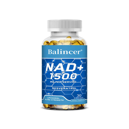 NAD+ Ergänzungsmittel mit Resveratrol – Anti-Aging Energie-Booster 120 Kapseln