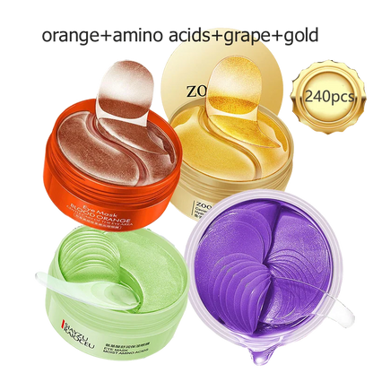 Goldene Hyaluronsäure-Augenpads