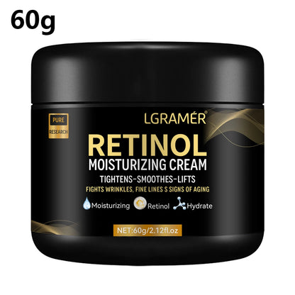 Retinol-Gesichtscreme für Männer – Feuchtigkeitsspendende Retinolcreme gegen Falten, Hautalterung, verfeinert die Poren, hellt die Haut auf und glättet sie.