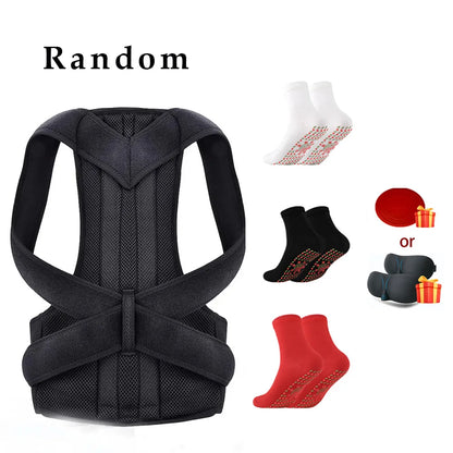 Back Posture Corrector Brace - Shoulder Support for Pain Relief &amp; Spine Alignment
