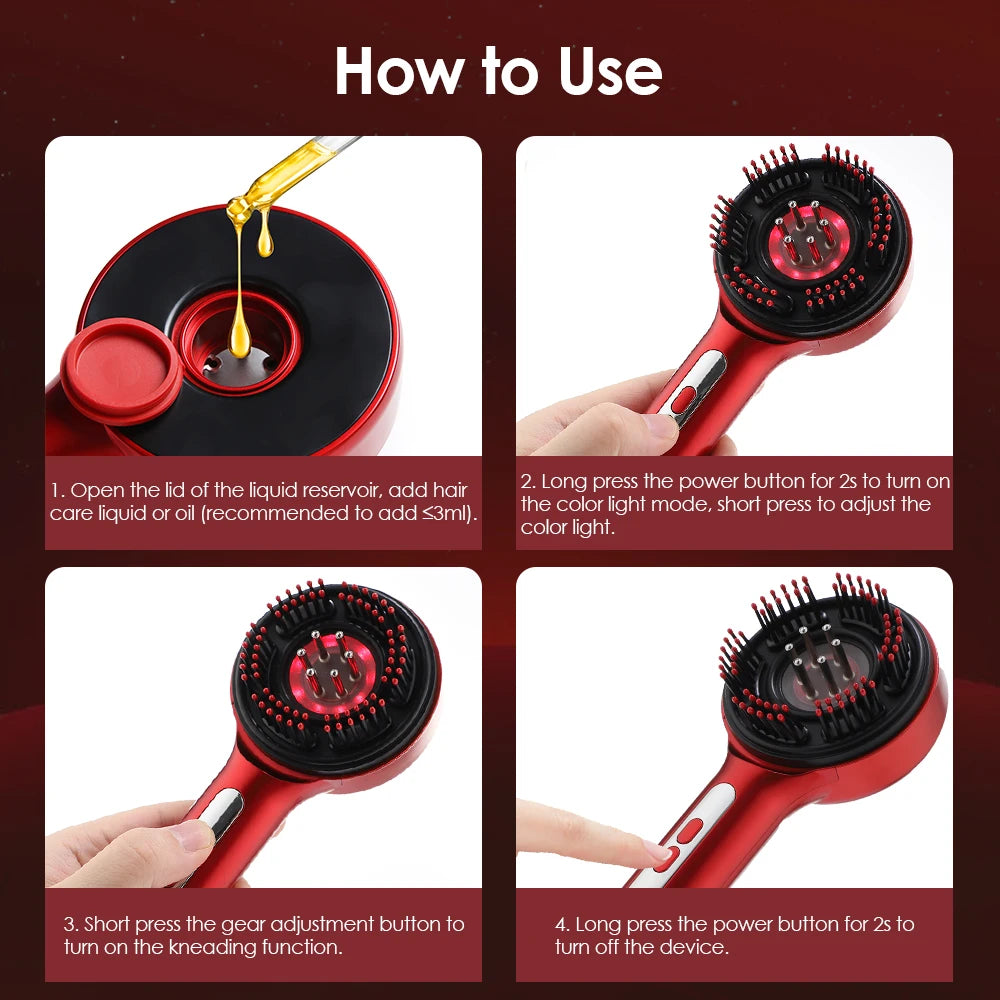 Electric Scalp Massage Comb